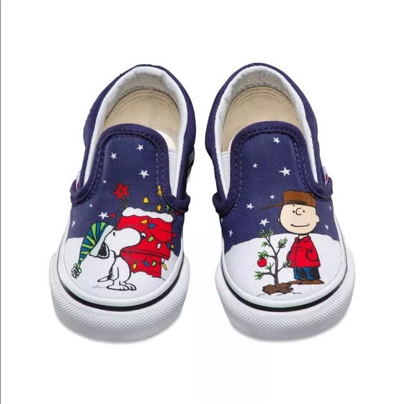 charlie brown vans toddler